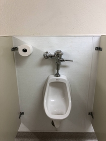 Female co-worker cant understand why were laughing at how she cleaned the mens bathroom