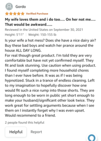 My wife went to buy some shorts online After reading this review she bought them in a heartbeat