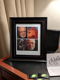 Requested a photo of James Earl Jones for my hotel room  star customer service