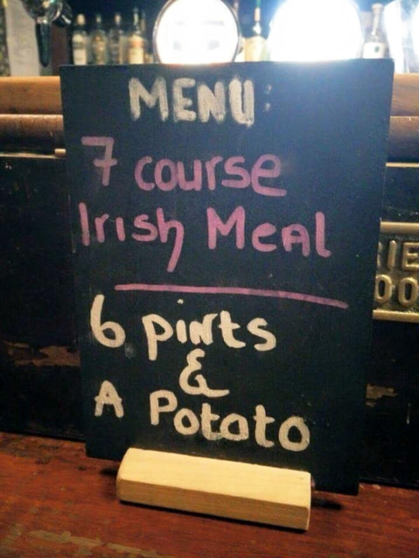  course Irish meal