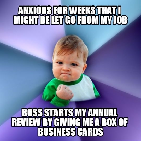  My Annual Review at Work
