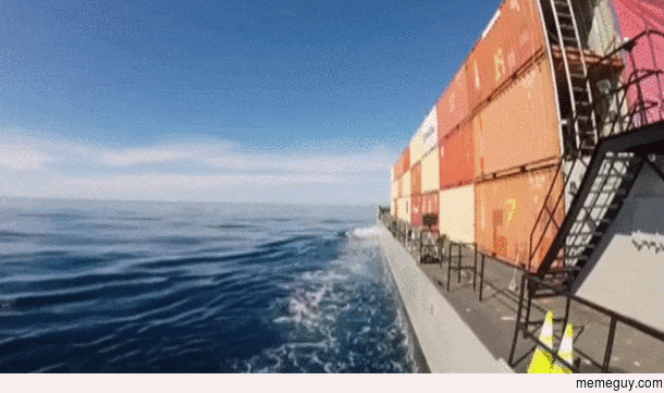 A cruise on a cargo ship