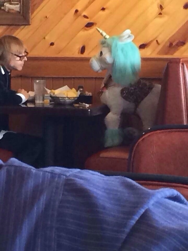 A friend just sent me this picture while eating at a restaurant