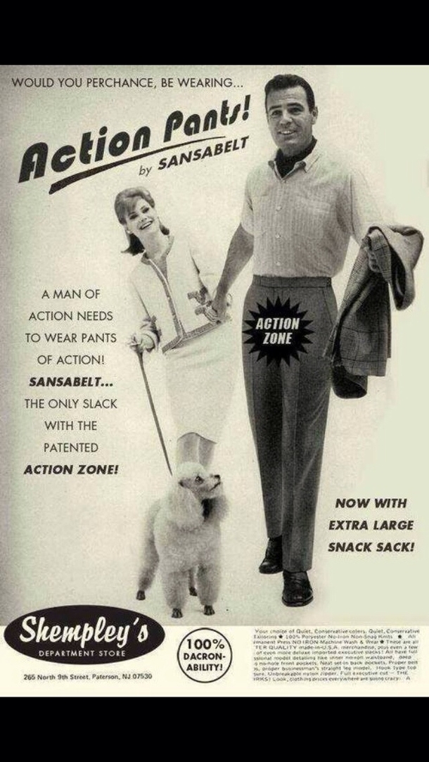 A man of action needs an extra large snack sack