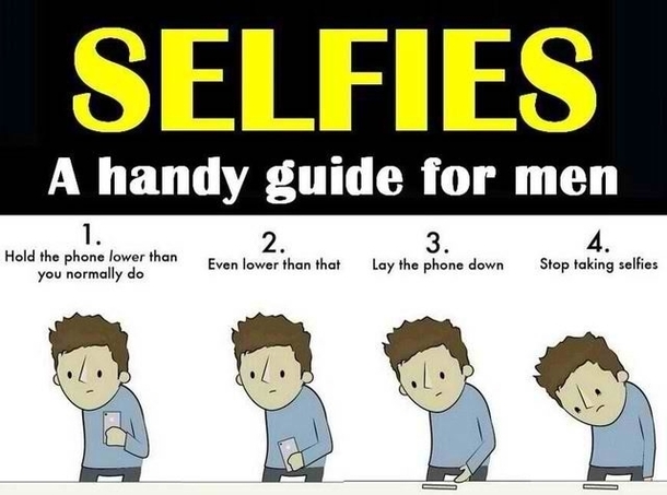 A selfie guide for men