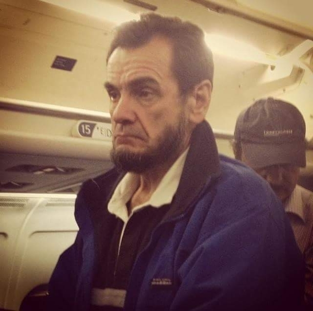 Abraham Lincoln spotted casually taking a plane ride in Morocco