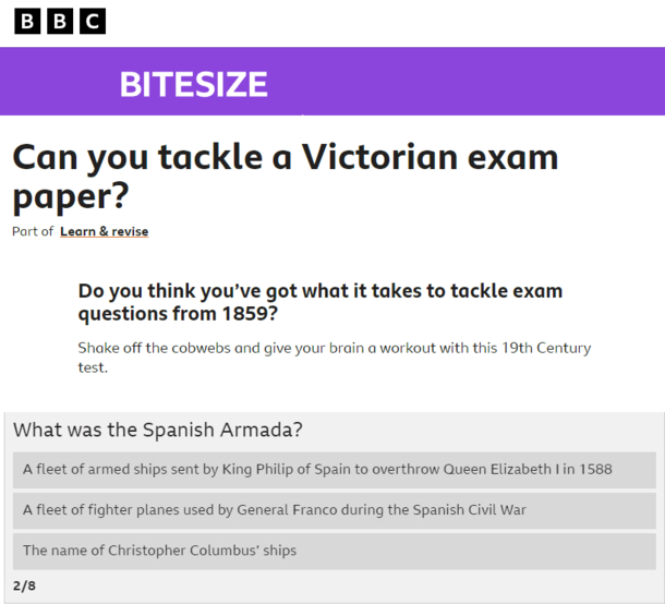 According to the BBC Victorian schools were prescient