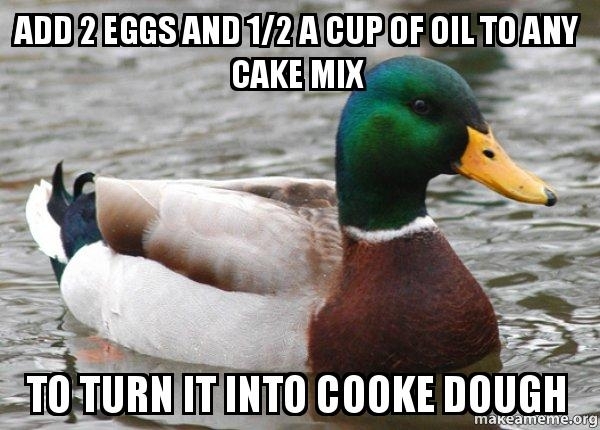 Actual Advice Mallard cake cookies