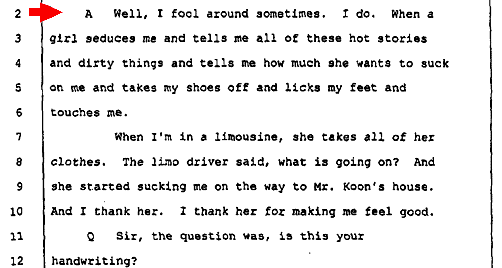 Actual transcript from Donald Sterlings  deposition