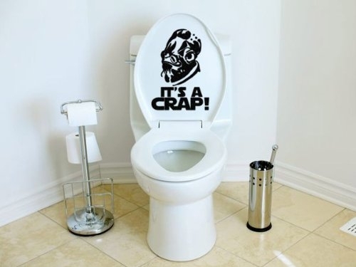 Admiral Ackbar toilet decal