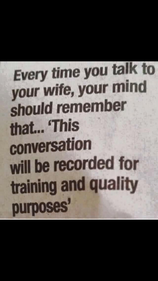 Advice for married people