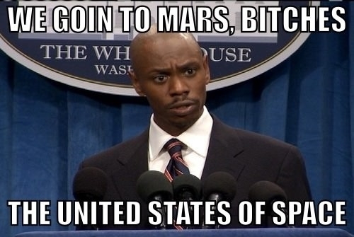 After hearing theres flowing water on Mars