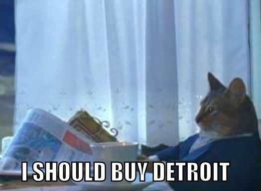 After learning the City of Detroit was filing for bankruptcy and could potentially go through a fire sale of city assets to settle their debts