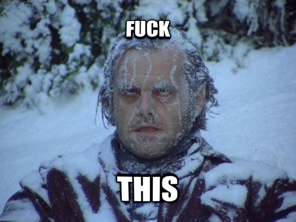 After seeing a -F windchill in the forecast