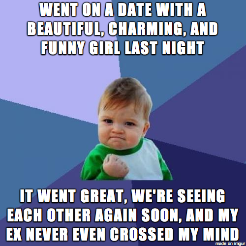 After several months of depression and low self-esteem caused by my wife suddenly leaving me this felt great