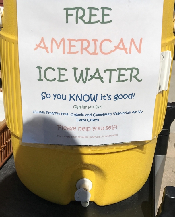 American Ice water