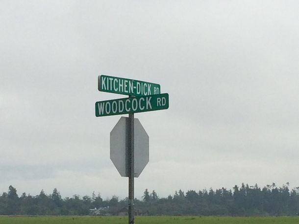 An intersection in Washington State