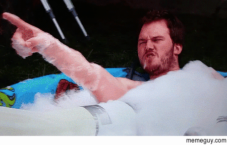 Andy Dwyer on Crutches Naked with Two Broken Legs
