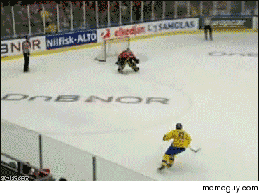 Another pretty cool hockey shootout goal