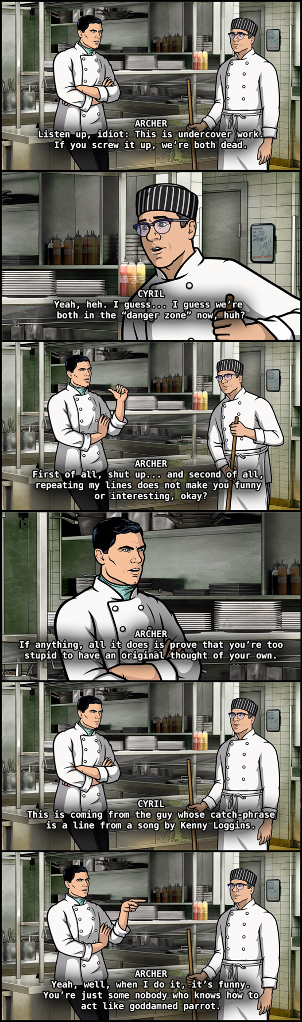 Archer must hate Internet comments