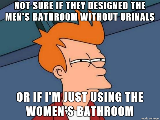 As a guy using a public restroom this always gets me nervous