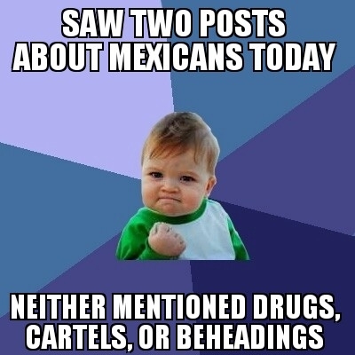 As a Mexican American this means a lot