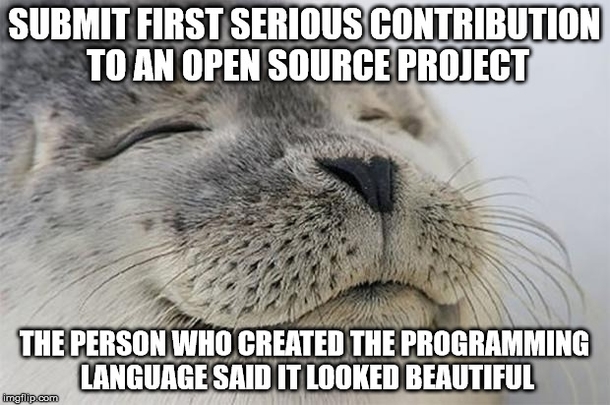 As someone whos aspiring to be a programmer this is pretty much the best and most motivating compliment Ive ever received