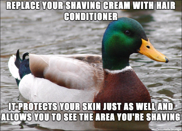 As someone with really sensitive skin this was life-changing shaving advice