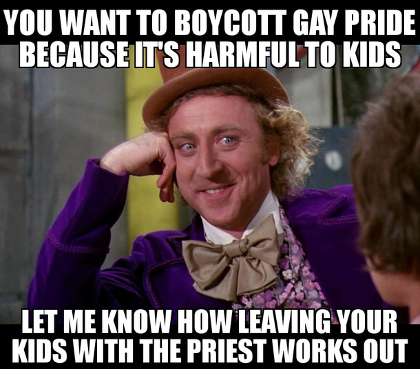 As the Catholic Church once again condemns gays and gay pride