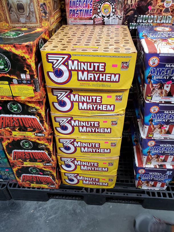 Asked the wife to find a firework that describes our sex life - not sure if shes roasting or complimenting but Ill take it