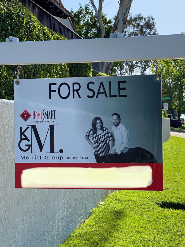 At first glance I was excited a woman and her mythical creature husband were selling a home in my neighborhood