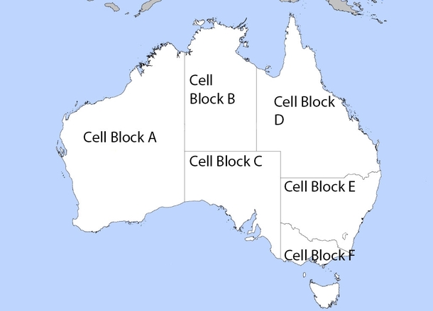 Australia As labeled by a Brit