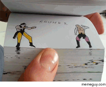 Awesome Mortal Kombat flipbook