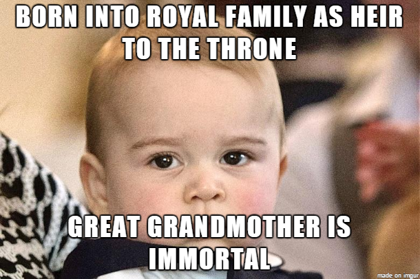 Bad luck royal baby