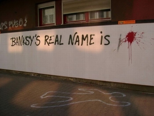 Banksys real name is