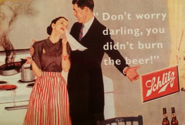 Beer advertisement from 