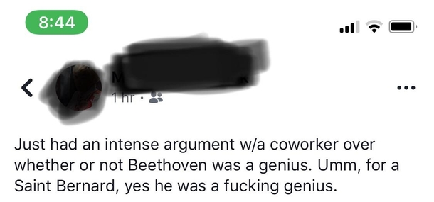 Beethoven was a genius