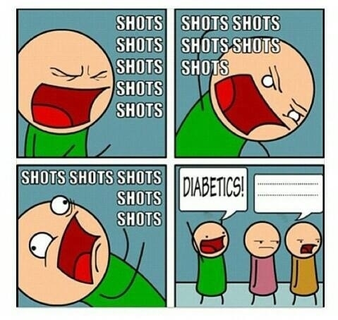 Being a diabetic this makes makes me laugh