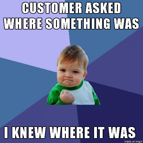 Being a new grocery store employee