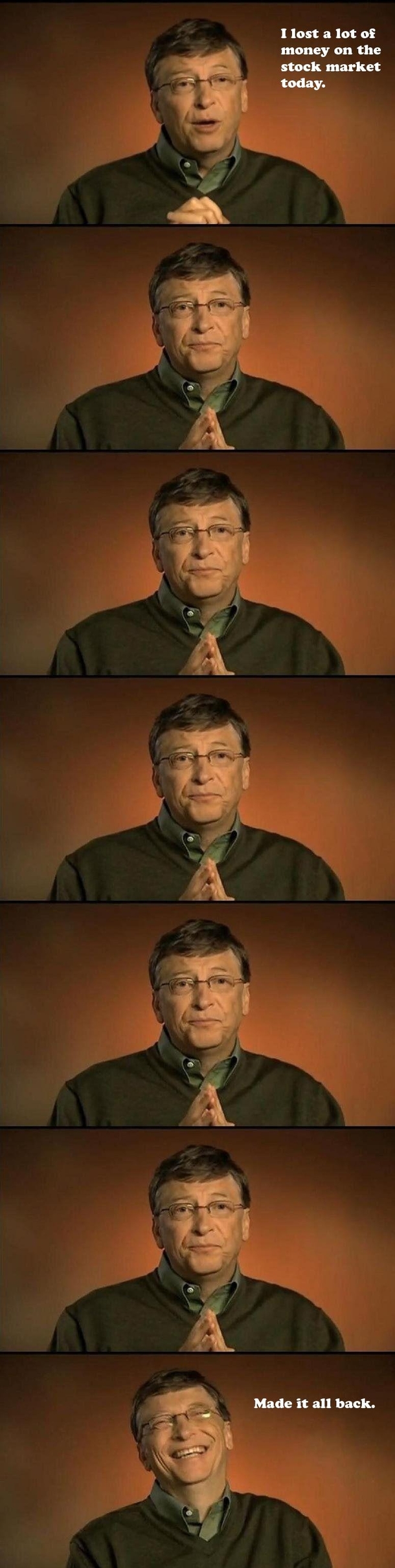 Bill Gates on the Stock Market Lately