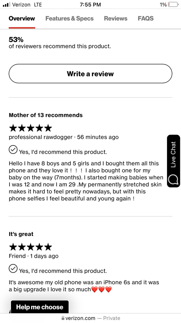 Browsing apple store and this was the first review for the 
