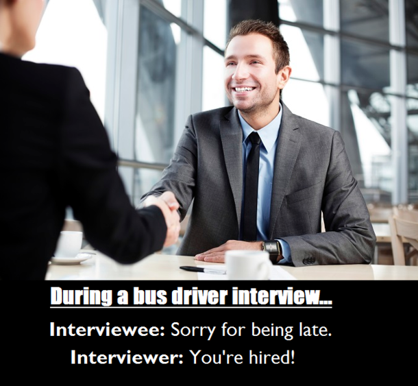 Bus driver interview