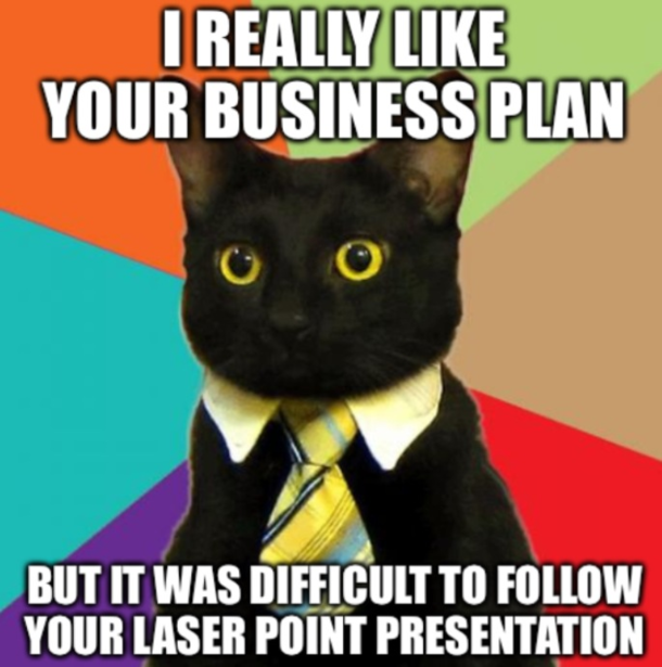 Business cat cant stay focused