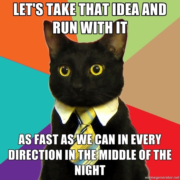 Business cat knows how to capitalize on a great idea