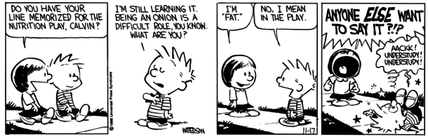 Calvin is ruthless