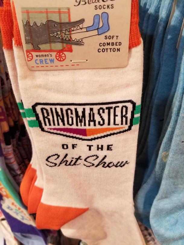 Came across these socks at Newbury Comics tonight Was very tempted to buy them to wear to work