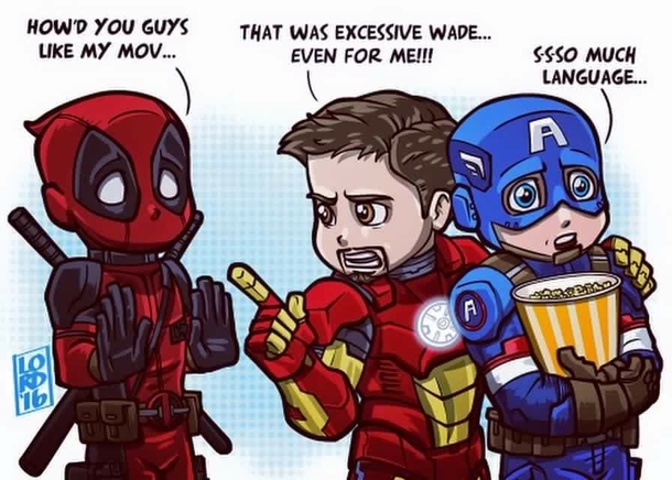 Cap and Ironman after seeing Deadpool