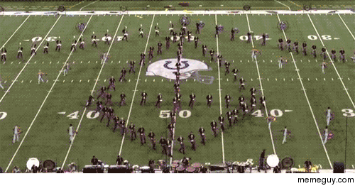 Carolina Crown Drum Corps rotates D Prism on Field