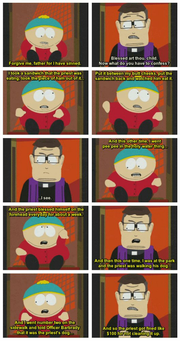 Cartmans confessions