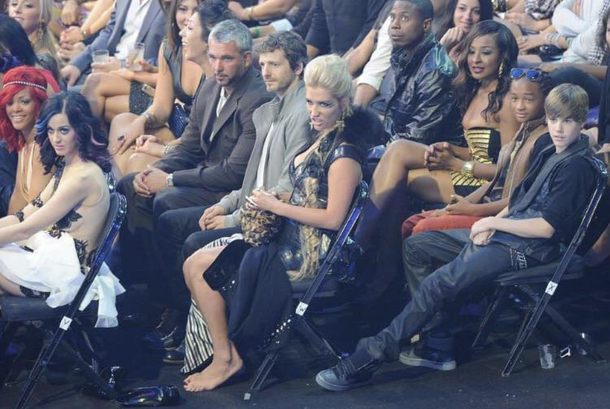 Celebs reactions to seeing Lady Gagas meat dress for the first time